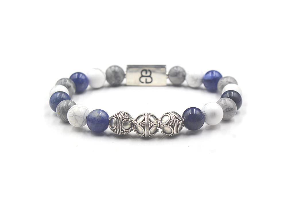 Sodalite, Howlite, and Jasper