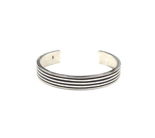 Load image into Gallery viewer, Sterling Silver and Ebony Cuff