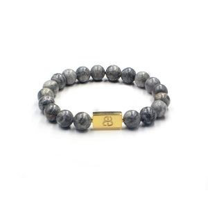 Grey Jasper and Gold