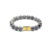 Load image into Gallery viewer, Grey Jasper and Gold