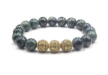 Load image into Gallery viewer, Nephrite jade and Gold