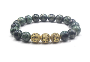 Nephrite jade and Gold