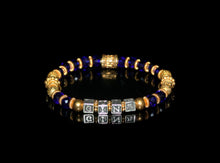 Load image into Gallery viewer, Name Bracelet, Personalized Bracelet, Dark Blue Crystal Bracelet, Bead Bracelet, Gift for Woman, Girl&#39;s Personalized Bracelet, Gift for Her