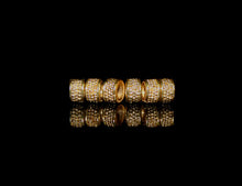Load image into Gallery viewer, Lot of Six 6mm 22K Gold Vermeil Beads