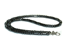 Load image into Gallery viewer, Hematite and Sterling Silver