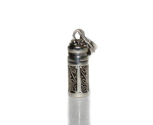 Load image into Gallery viewer, Perfume Bottle, Oil Bottle, Sterling Silver Perfume Bottle Necklace, Sterling Silver Oil Bottle, Essential Oils Bottle, Perfume Vial