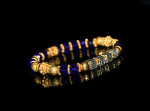 Name Bracelet, Personalized Bracelet, Dark Blue Crystal Bracelet, Bead Bracelet, Gift for Woman, Girl's Personalized Bracelet, Gift for Her