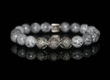 Load image into Gallery viewer, Gray Jasper and Sterling Silver