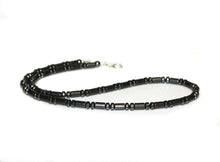 Load image into Gallery viewer, Hematite and Sterling Silver