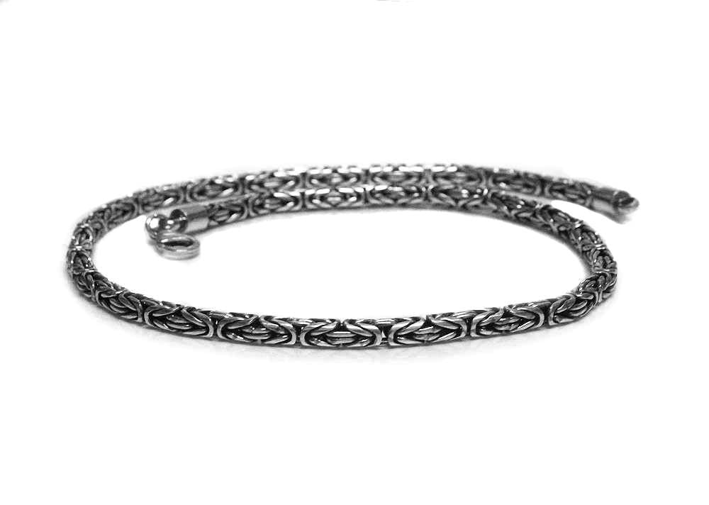 Byzantine Sterling Silver Chain