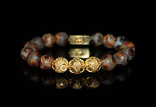 Load image into Gallery viewer, Tibetan Agate and Gold