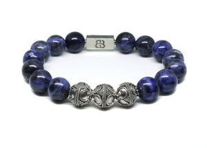 Sodalite Bracelet and Silver