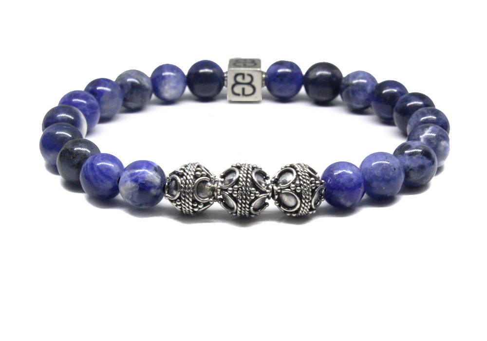 Sodalite and Sterling Silver