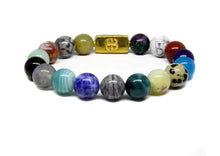 Load image into Gallery viewer, Mixed Gemstone Bracelet, Gold Vermeil Bracelet, Bracelet Woman, Bracelet for Women, Designer Bracelet Women, Luxury Bracelet Women