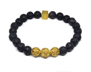 Lava Stone and Gold