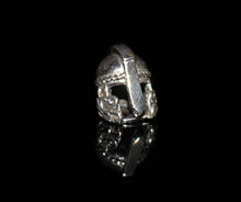 Load image into Gallery viewer, Sterling Silver Helmet Bead
