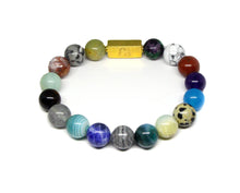 Load image into Gallery viewer, Mixed Gemstone Bracelet, Gold Vermeil Bracelet, Bracelet Woman, Bracelet for Women, Designer Bracelet Women, Luxury Bracelet Women