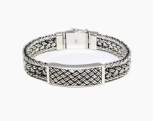 Load image into Gallery viewer, Solid Sterling Silver Weave