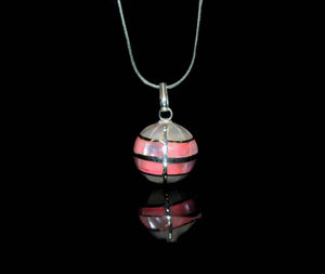 Sterling Silver Pink Sea Shell