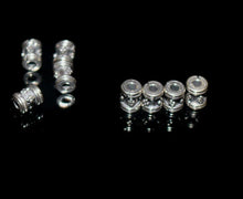 Load image into Gallery viewer, Lof of 8 x 6mm Sterling Silver Spacer Beads