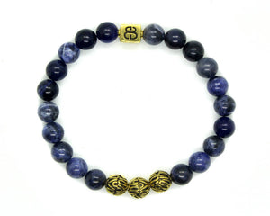Sodalite and Gold
