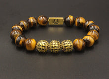 Load image into Gallery viewer, Tiger&#39;s Eye and Gold