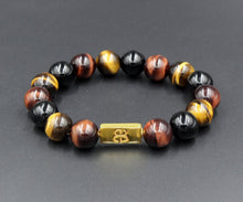Load image into Gallery viewer, Mixed Tiger&#39;s Eye and Gold