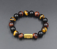 Load image into Gallery viewer, Mixed Tiger&#39;s Eye and Gold