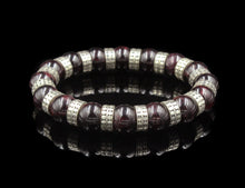 Load image into Gallery viewer, Garnet and Sterling Silver