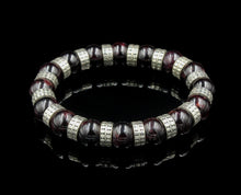 Load image into Gallery viewer, Garnet and Sterling Silver