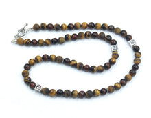 Load image into Gallery viewer, Mixed Tiger&#39;s Eye and Sterling Silver