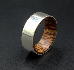 Sterling Silver and Coconut Wood