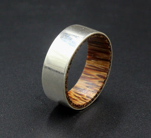 Sterling Silver and Coconut Wood