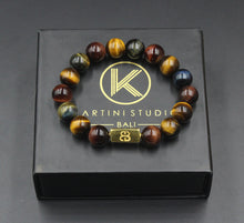 Load image into Gallery viewer, Mixed Tiger&#39;s Eye and Gold