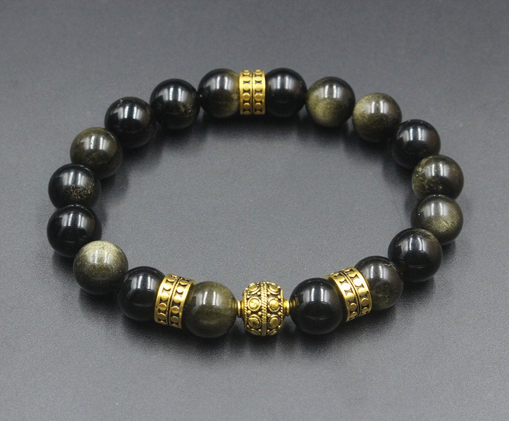 Golden Shimmer Obsidian