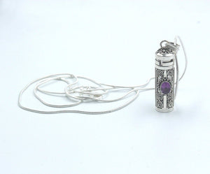 Sterling Silver and Amethyst