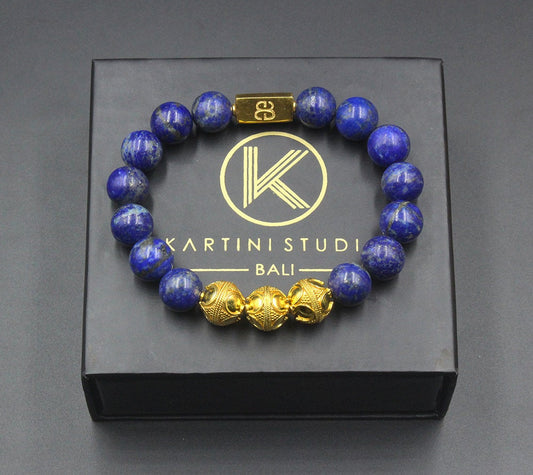 Lapis Lazuli and Gold Vermeil