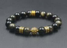 Load image into Gallery viewer, Golden Shimmer Obsidian