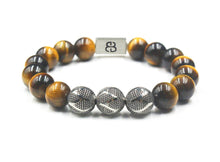 Load image into Gallery viewer, Tiger&#39;s Eye and Sterling Silver
