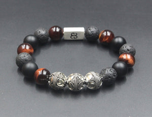 Onyx, Lava, and Red Tiger's Eye