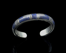 Load image into Gallery viewer, Sodalite and Silver Cuff