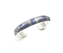 Load image into Gallery viewer, Sodalite and Silver Cuff