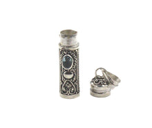 Load image into Gallery viewer, Sterling Silver and Blue Topaz Pendant