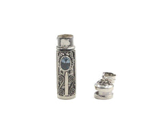 Load image into Gallery viewer, Sterling Silver and Blue Topaz