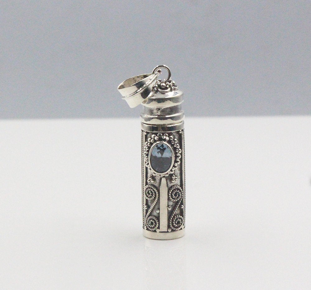 Sterling Silver and Blue Topaz