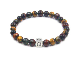 Mixed Tiger's Eye and Silver