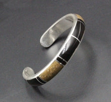 Load image into Gallery viewer, Black Onyx and Jasper Cuff
