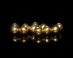 Lot of 10 x 6mm 22K Gold Vermeil Beads