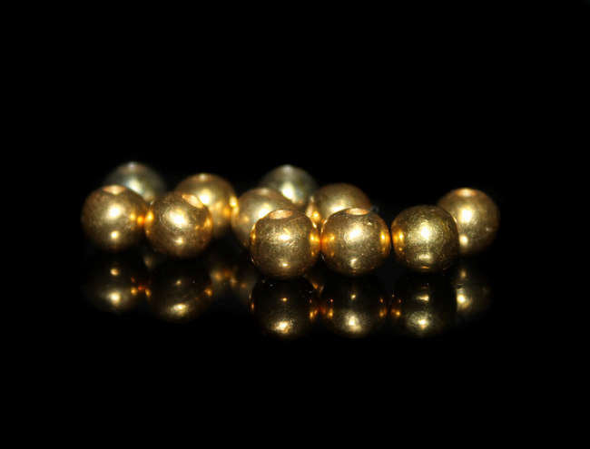 Lot of 10 x 6mm 22K Gold Vermeil Beads