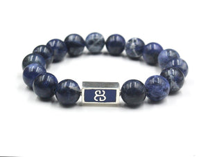 Sodalite and Sterling Silver